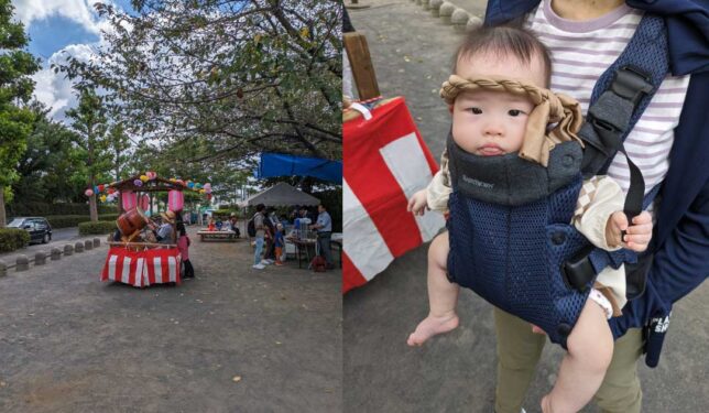 お祭りに来たお子さま